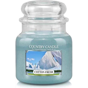 The Country Candle Company Country Candle Cotton Fresh ароматизирана свещ средна 2 фитила (453 g),