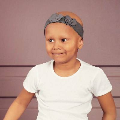 Christine Headwear Čelenka Petite Flamingo, vzor Dark Grey Melange
