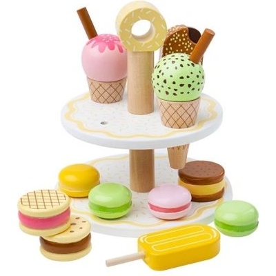 Bigjigs Toys - Дървена поставка със сладкиши (BJ187)