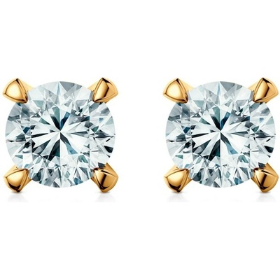 SAVICKI Náušnice Share Your Love žluté zlato laboratorní diamanty SYL-K-BR-150-LAB-Z