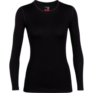 Icebreaker Дамско мериносово термобельо Icebreaker Women's 260 Tech L/S Crewe Merino base layer - Black - размер XL (115-0936-0115)