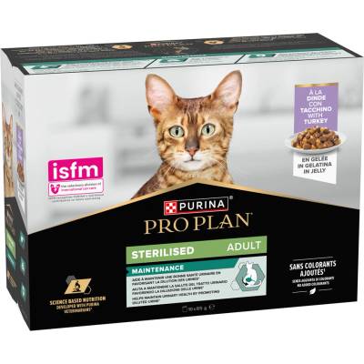 PRO PLAN Adult Sterilised Maintenance kapsičky 10 x kačka 85 g