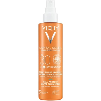 Vichy Capital Soleil Флуиден спрей за лице и тяло Cell Protect, SPF30, 200 ml