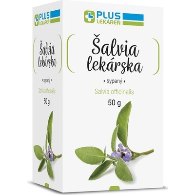 PLUS LEKÁREŇ Šalvia lekárska sypaná droga čaj 50 g