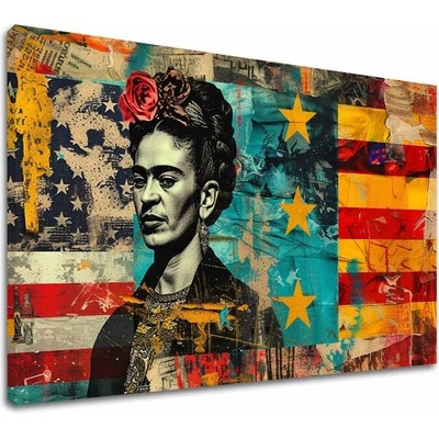 Obraz Frida Kahlo - Kultúrny odkaz | dokončené rukou umelca - 120x80 cm