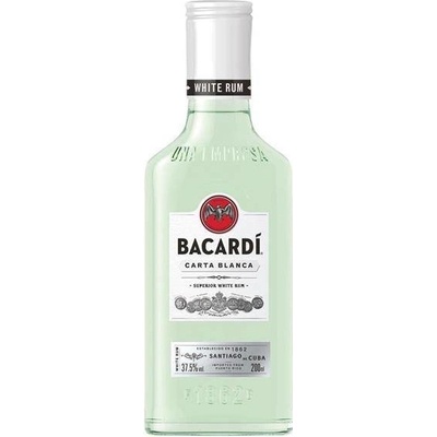 Bacardi Carta Blanca 37,5% 0,2 l (holá láhev) – Hledejceny.cz