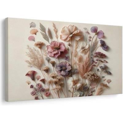 Obraz vintage květiny na světlém pozadí - 40x30