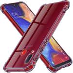 Techsuit Калъф за Samsung Galaxy A20e - Techsuit - Удароустойчив Clear Silicone - Опушено Черен (KF2351571)