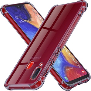 Techsuit Калъф за Samsung Galaxy A20e - Techsuit - Удароустойчив Clear Silicone - Опушено Черен (KF2351571)