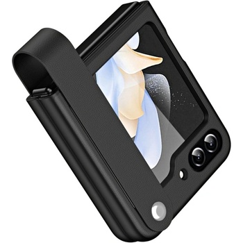 Púzdro PROTEMIO 60205 SWIFT Ochranný obal s držiakom Samsung Galaxy Z Flip5 5G čierny