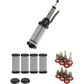 Image 1 of de Buyer Сладкарски ръкав в комплект, 17 бр. , с 12 накрайника за декориране, de Buyer (DB335802)