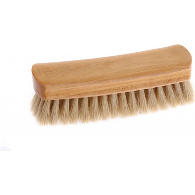 Leštící kartáč Gemini z koňských žíní menší světlý 14 cm