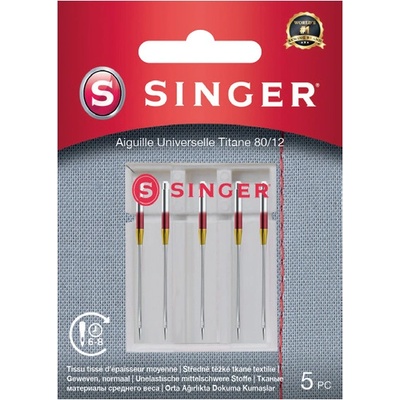 Ihly titánové univerzálne Singer 5x80
