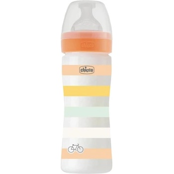 Chicco Бебешка бутилка Well-being силикон 250ml uni