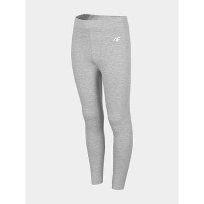 4FGHT melange dětské legíny HJZ22 JLEG001 COLD LI grey