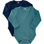 Minymo Детско ежедневно термо бельо Minymo Kid's Body L/S (2-Pack) Everyday base layer - Goblin Blue - размер 80 (EU) (714-1852-0516)