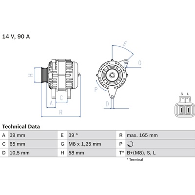 Alternátor BOSCH 0 986 042 680 (0986042680)