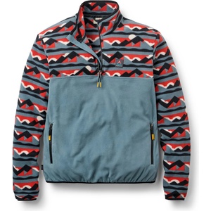 Passenger Мъжки поларен пуловер Passenger Set Off Recycled Polar 1/4 Zip Fleece 2.0 Fleece jumper - Views Storm Grey (005-7043-0213)