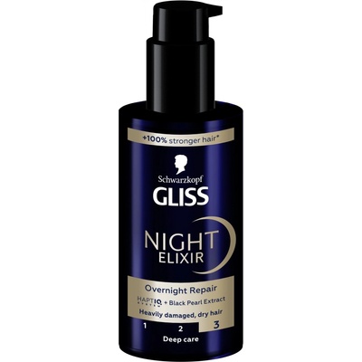 Gliss Kur Overnight Repair nočný elixír 100 ml