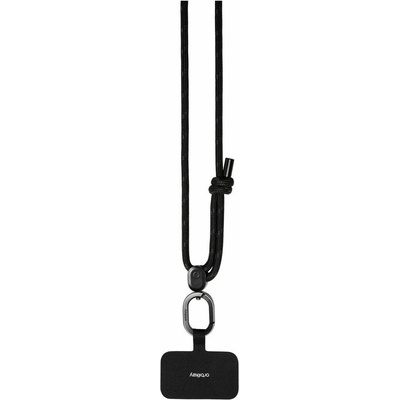 Šňůrka na krk a telefon Nastavitelný Orbitkey Crossbody Phone Strap Black – Zboží Dáma