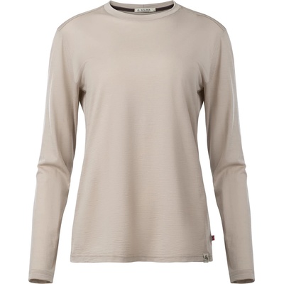 Aclima Дамско мериносово термобельо Aclima Women's Lightwool 180 Crewneck Merino shirt - Simply Taupe (916-2590-0309)