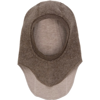 Huttelihut Детска зимна шапка (beanie) Huttelihut Kid's Balaclava Wool Fleece with Lining Beanie - Brown Melange - размер 48 cm (904-2170-0211)