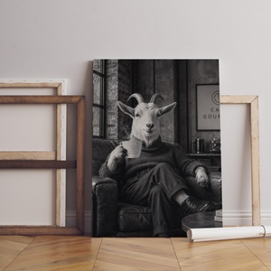 Decono Картина Goat with Coffee