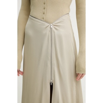 Nanushka Пола Nanushka ZELLA в бежово дълга разкроена NW25RSSK19372 (NW25RSSK19372)