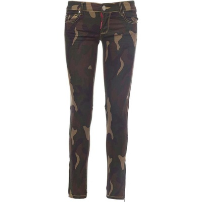 Payper LAS VEGAS 000245 0078 dámske strečové džínsy camouflage