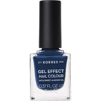 KORRES Лак с гел ефект с бадемово масло, Korres Gel Effect Nail Colour No84 Indigo Blue 11ml