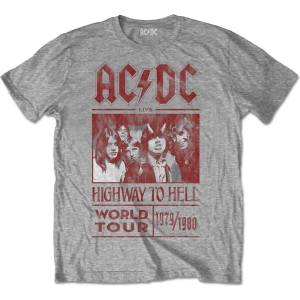 AC/DC Highway to Hell World Tour 1979/1980 Grey L Риза (ACDCTTRTW01MG03)