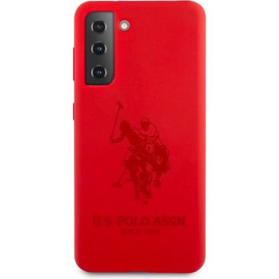 Pouzdro U.S. Polo Double Horse Silikonové Samsung Galaxy S21 Red – Hledejceny.cz