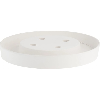 Storefactory Adventní svícen Valltorp White ⌀ 30 cm, bílá barva