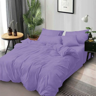 EmonaMall Едноцветно спално бельо EmonaMall, 6 части - Модел S18613 (S18613-3333g9-2)