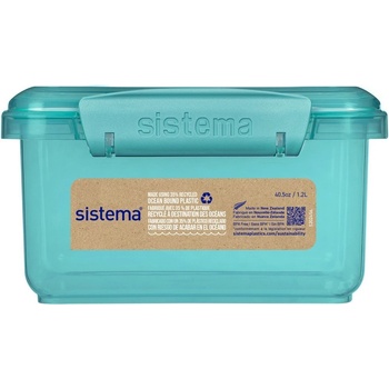 Sistema Ocean Bound Krabička na obed s príborom 1,2 l mätová
