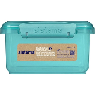 Sistema Ocean Bound Krabička na obed s príborom 1,2 l mätová