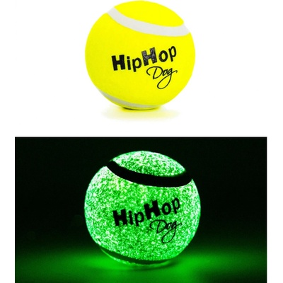 HIPHOP DOG Neonový ve tmě svítící tenis. míč 6,5 cm