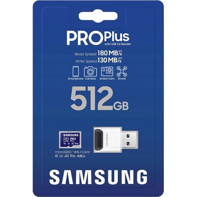 Samsung MicroSDXC 512 GB MB-MD512SB/WW