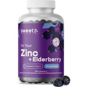 Sweet Nutribites Цинк с бъз - 90 гумени сладки