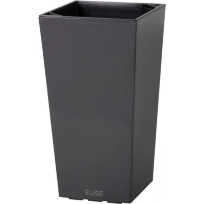 PLASTKON květináč Indoor&amp;Outdoot ELISE 15 cm antracit
