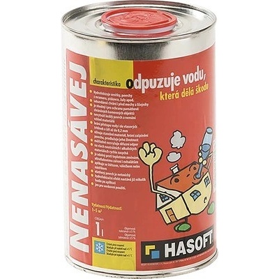 Impregnácia hydrofobizačná HASOFT Nenasávaj 1 l