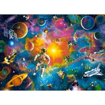 Image 1 of Castorland - Puzzle Man in Space Man in Space - 200 piese