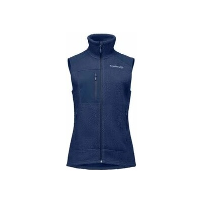 Norrona trollveggen warm3 Vest Women modrá