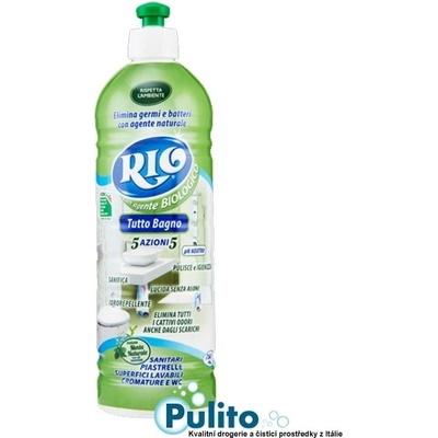 Rio Biologico Tutto Bagno 5v1 ekologický přípravek na koupelny 100% účinný 750 ml