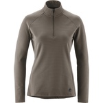 Gonso Дамска фланелка с дълъг ръкав за колоездене Gonso Women's Essential Jersey Longsleeve Therm Cycling jersey - Grey Phoenix - размер 38 (EU) (156-2671-0213)