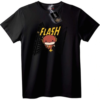 NOONEBRAND Тениска Chibi The Flash - 2XL, Black