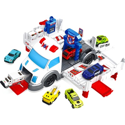 EmonaMall Детска линейка Спешен център 2в1 EmonaMall - Код W5388 (W5388-201272728-2002012727287)