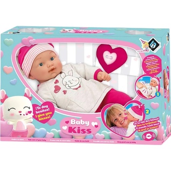 LOKO Toys Кукла-бебе Loko Toys - Дай ми целувка, 43 cm (98615)