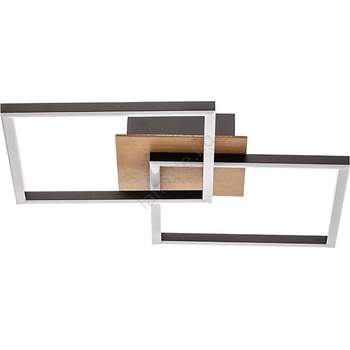 Briloner 3210-014 - LED Димируем плафон FRAME 2xLED/11W/230V кафяв (BL1208)