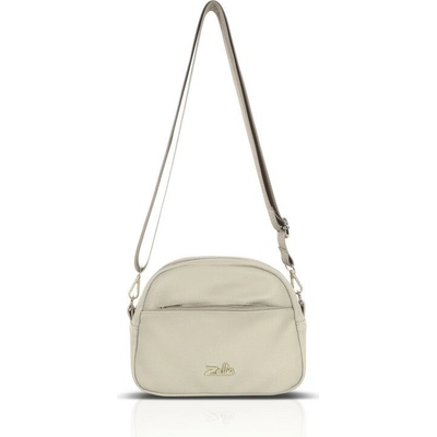 Zellia dámska crossbody kabelka Zlb444 béžovej farby 24 x 16 x 8 5 cm